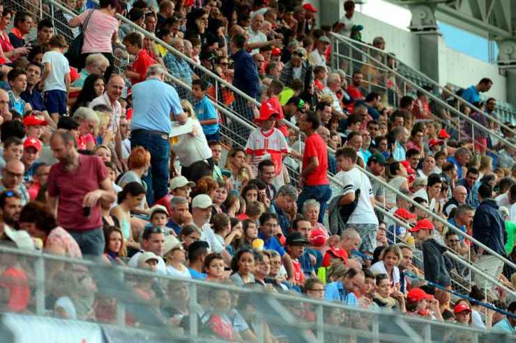 Tifosi allo stadio