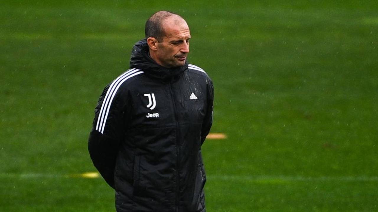 Allegri sconsolato - Foto LaPresse