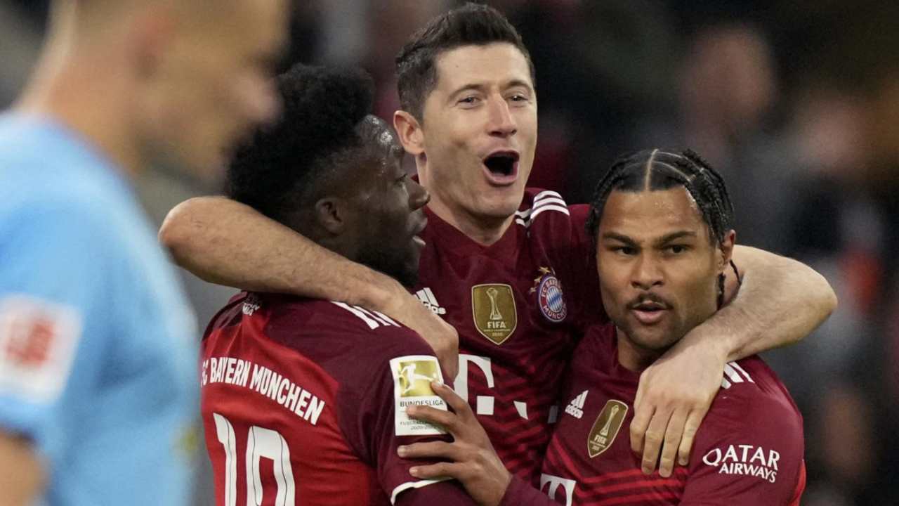 Bayern esulta -foto LaPresse