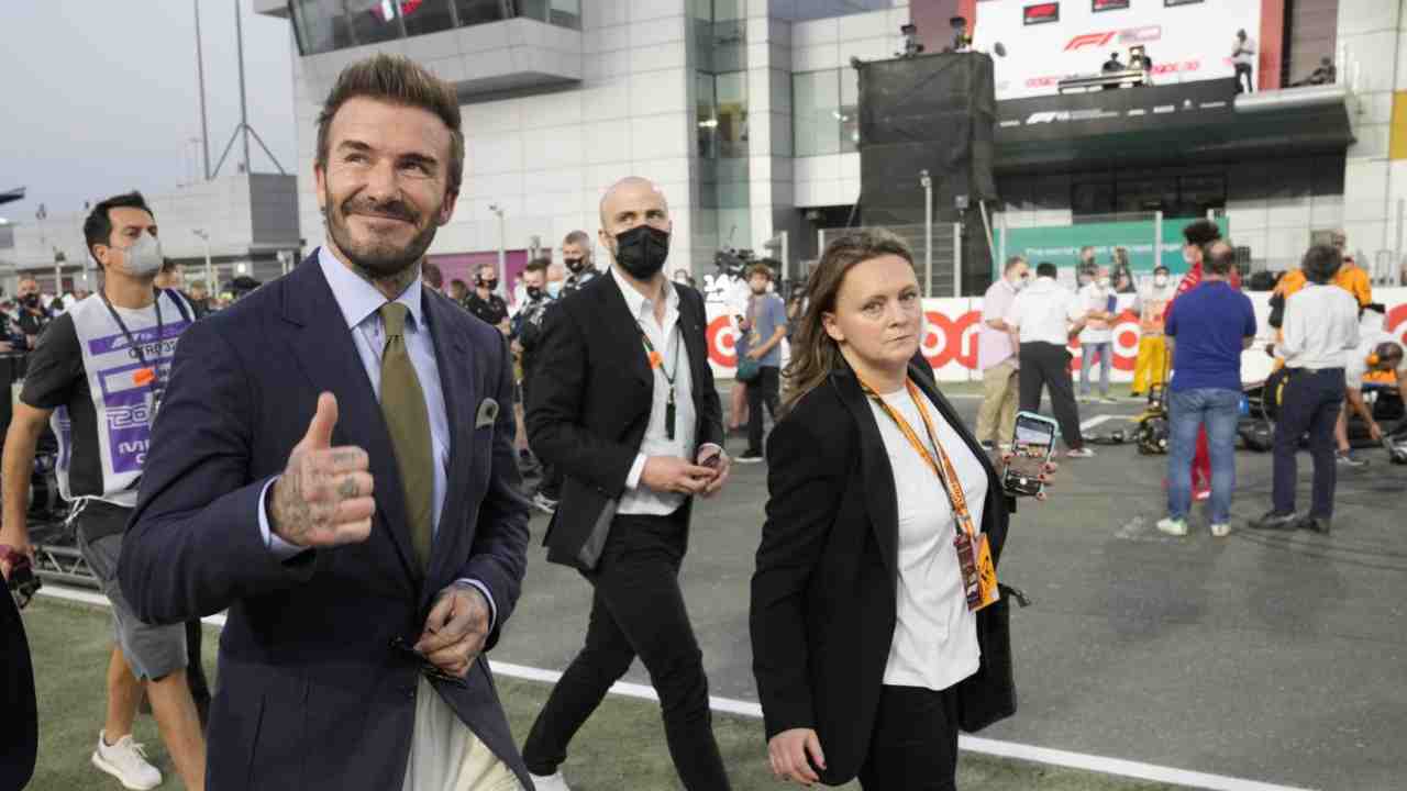 David Beckham F1