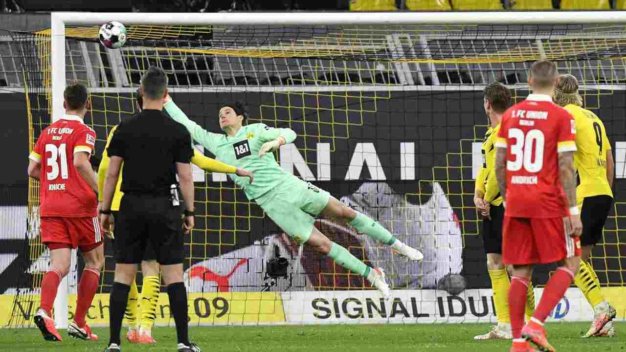 gol Union - foto LaPresse