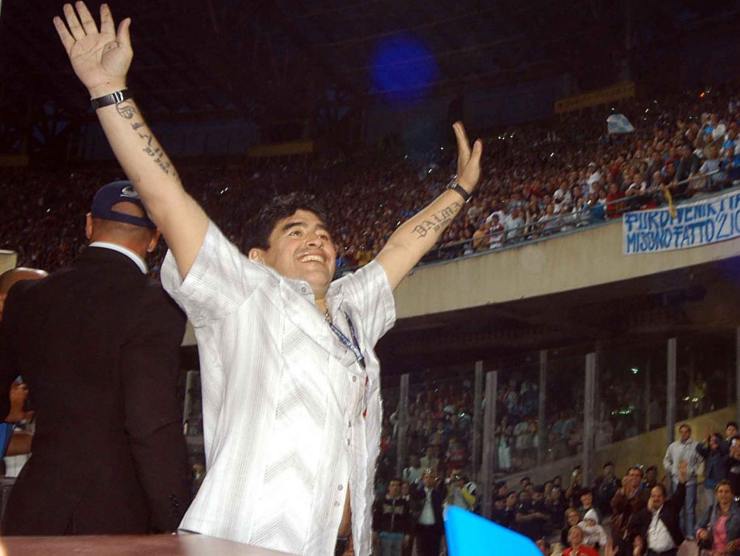 Maradona - foto LaPresse
