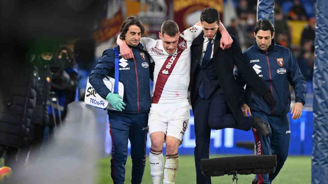 Andrea Belotti infortunio