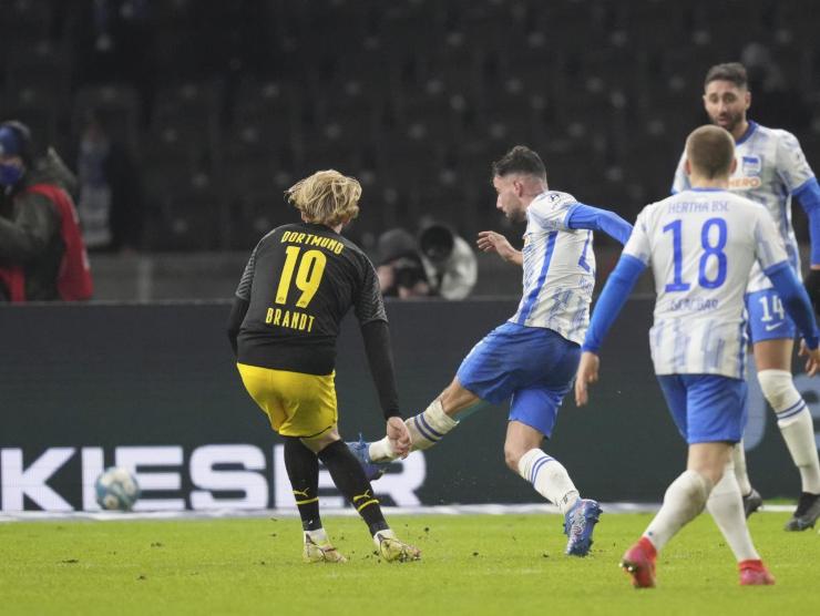 Hertha vs Dortmund - foto LaPresse