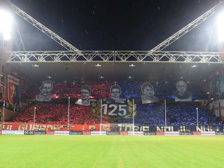 Genoa curva foto LaPresse