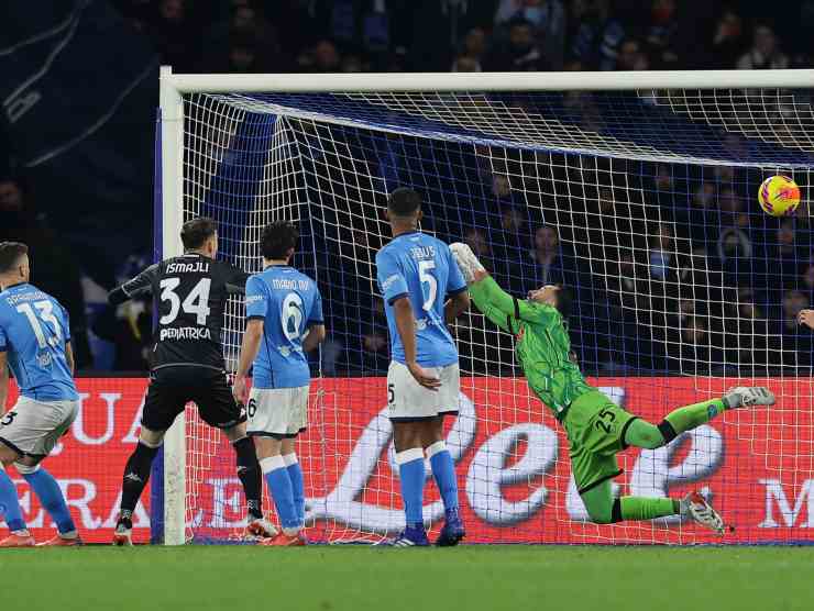 gol Napoli-Empoli - foto LaPresse