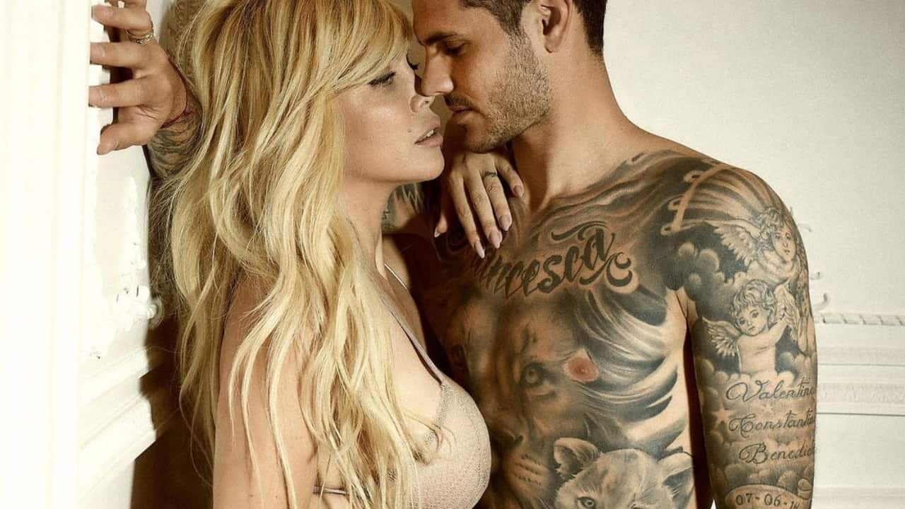 La scollatura bollente di Wanda Nara sfida il freddo