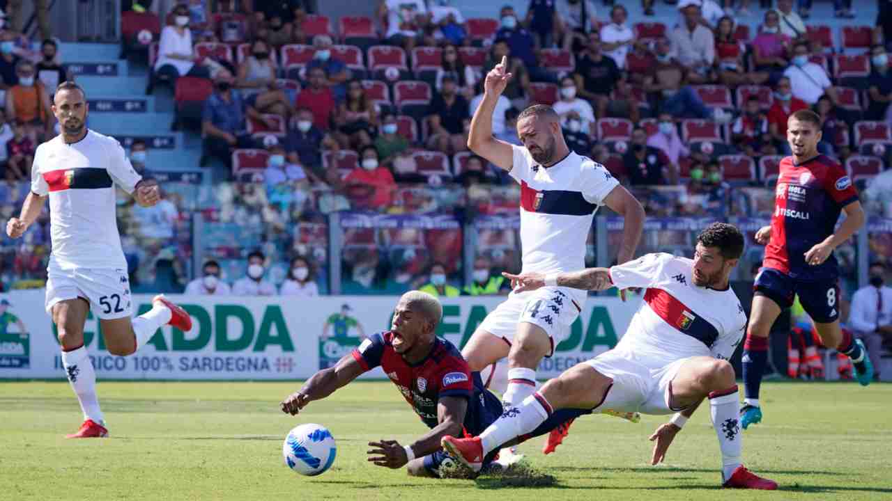 Genoa Cagliari - foto LaPresse