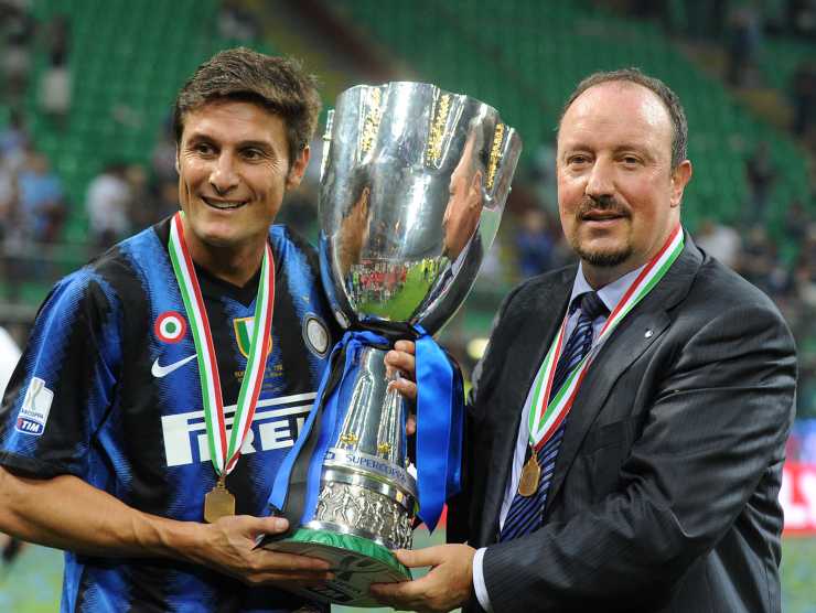 Zanetti e Benitez - foto LaPresse