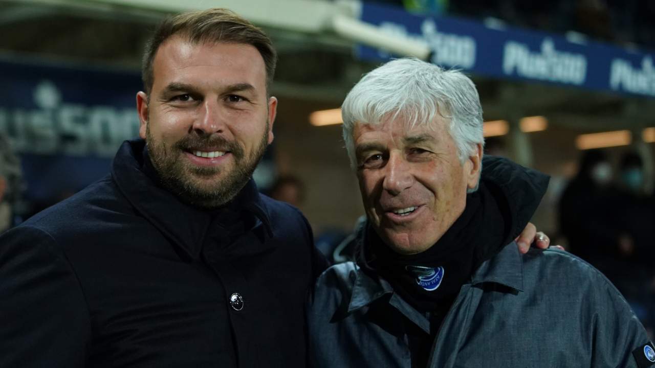 Zanetti e Gasperini - foto LaPresse