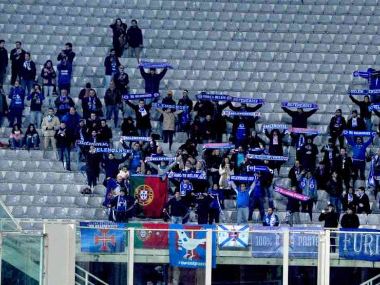 Tifosi Belenenses - foto LaPresse