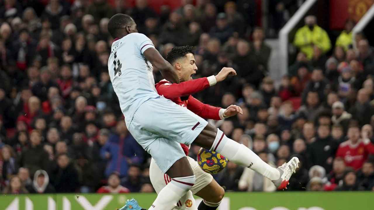 Zouma e Cristiano Ronaldo