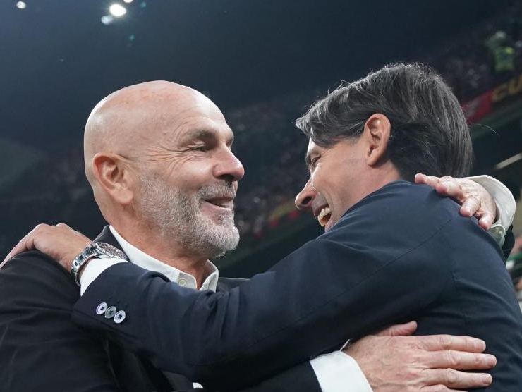 Pioli e Simone Inzaghi