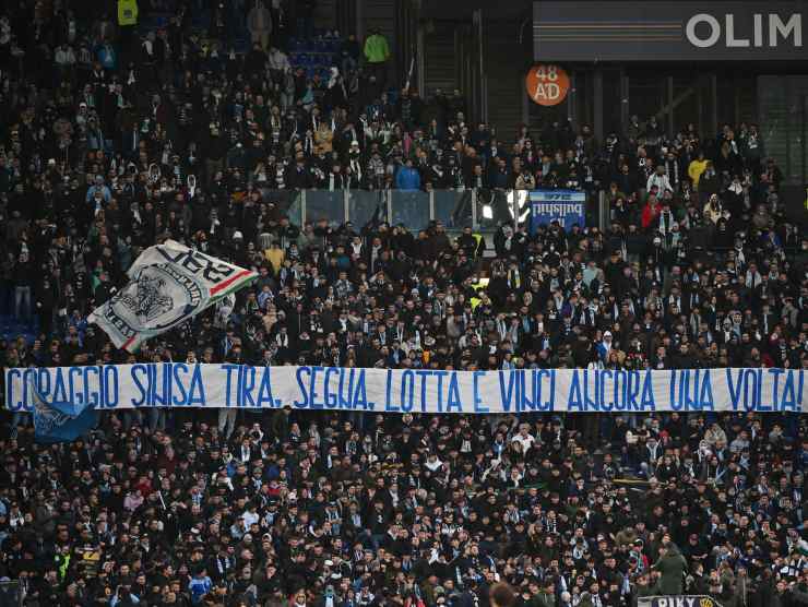 Striscione Lazio Mihajlovic