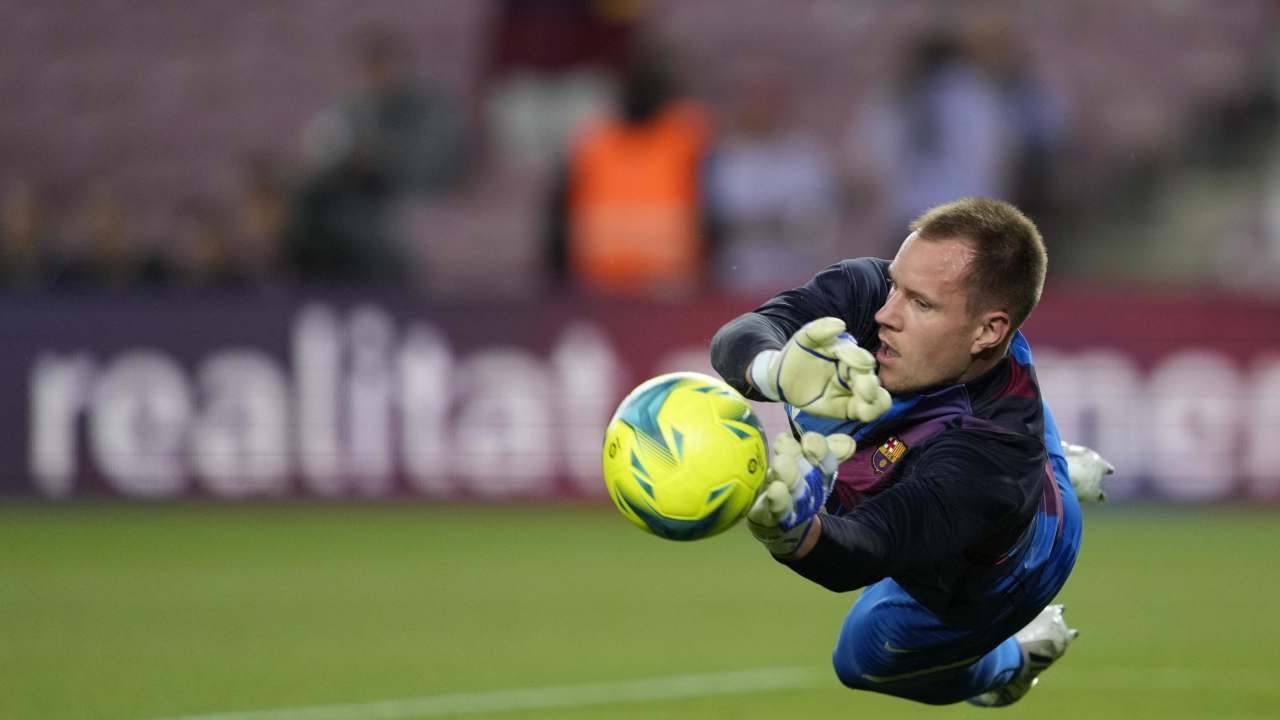 Allenamento portieri Barcellona