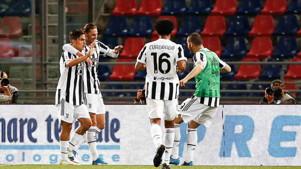 Dybala, Rabiot, Cuadrado, Bonucci, Juve