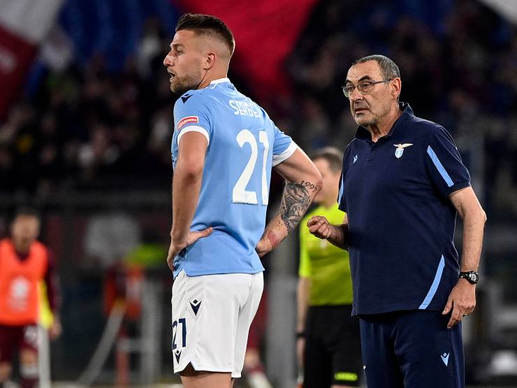 Milinkovic-Savic e Sarri