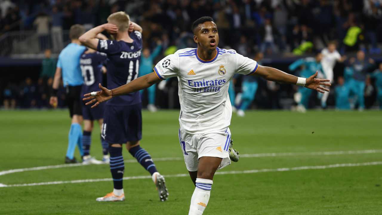 Rodrygo Real Madrid Mancheste City