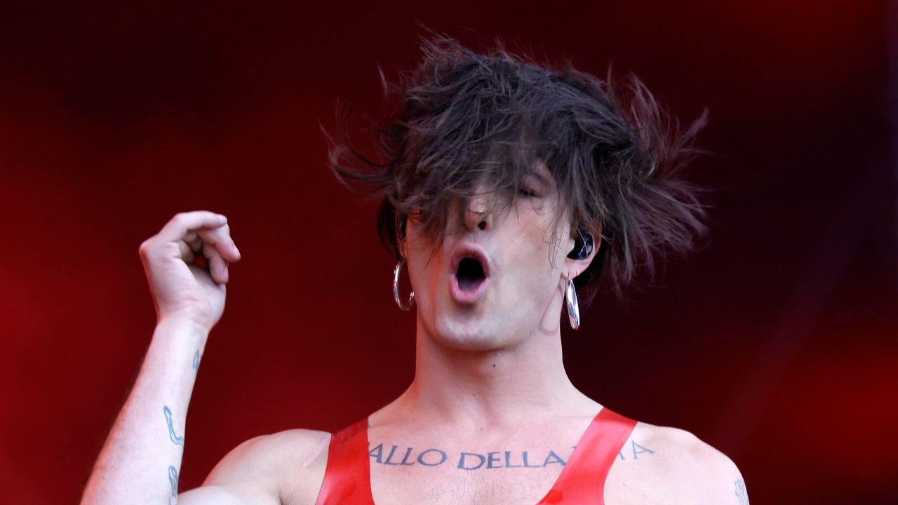 Damiano David dei Maneskin, tifoso della Roma