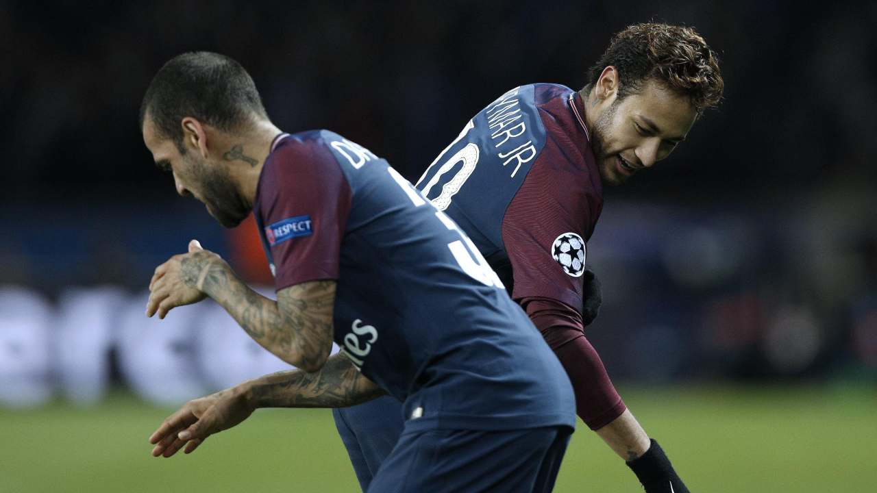 Dani Alves e Neymar