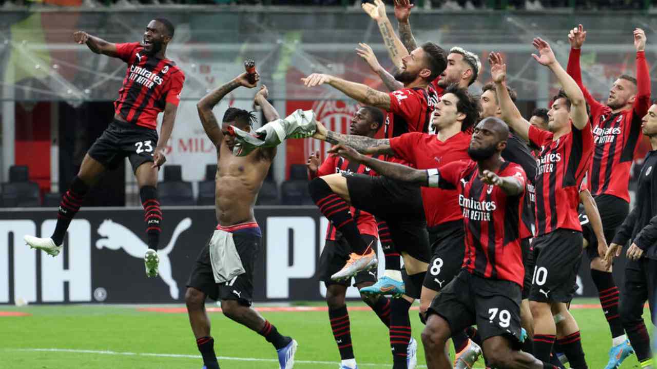 Il Milan campione d'Italia 