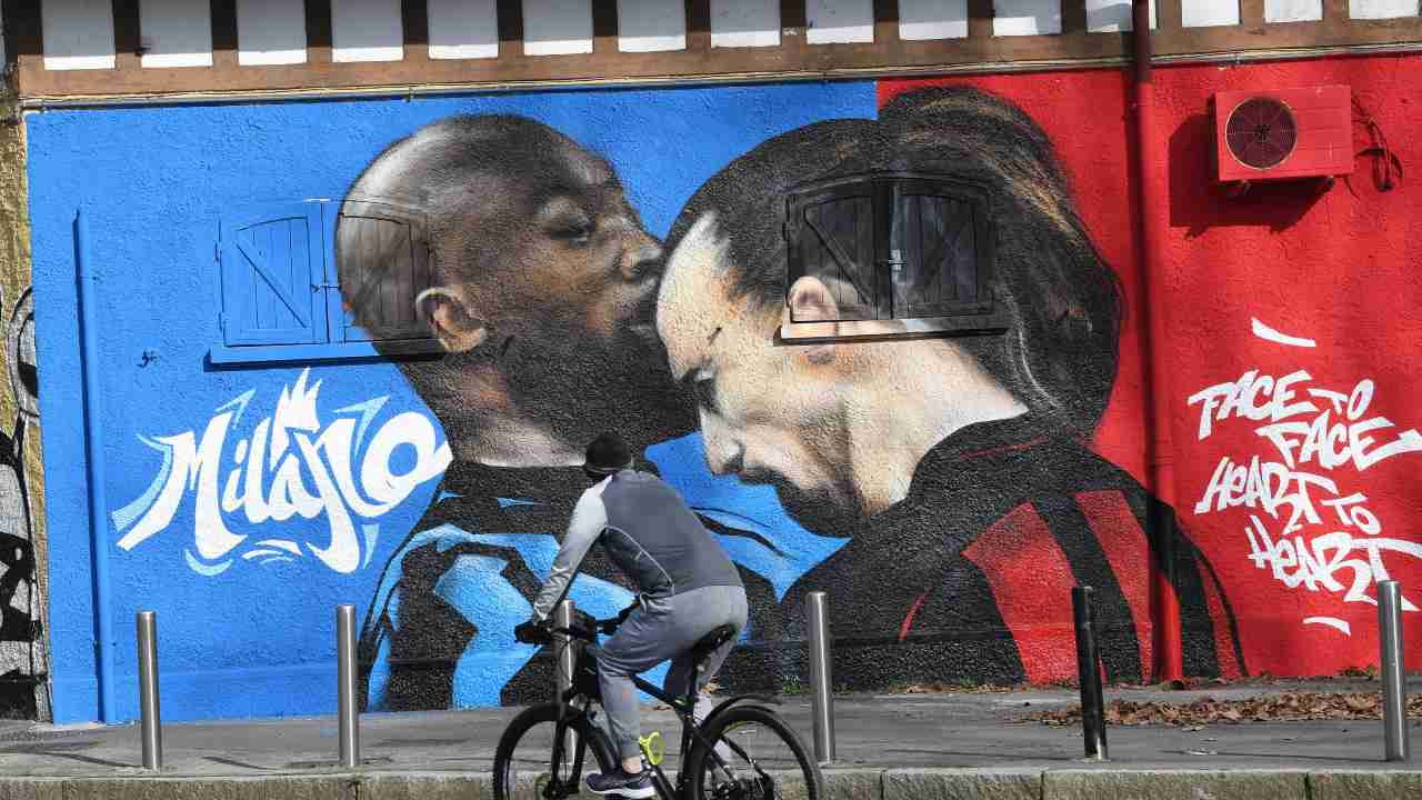 Murale Lukaku-Ibrahimovic