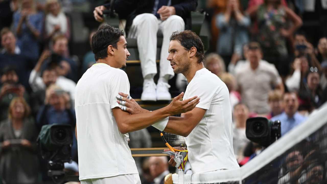 Nadal e Sonego a Wimbledon