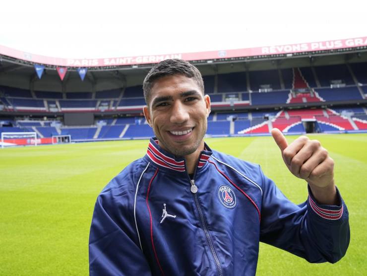 Achraf Hakimi PSG scommesse.online 20220827