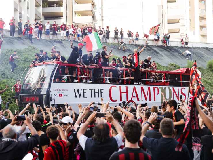 Milan festa scudetto