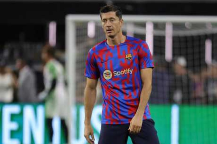 Lewandowski, attaccante del Barcellona di Xavi