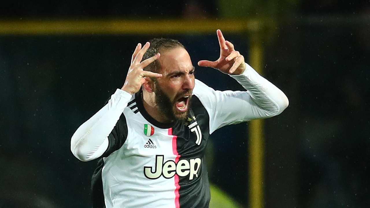 Higuain Juventus esultanza scommesse.online 20221004