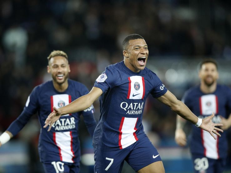 Mbappe esultanza PSG scommesse.online 20221017