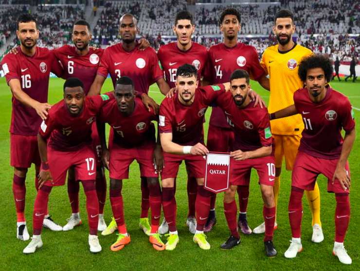 Mondiali 2022, la nazionale del Qatar -Ansa
