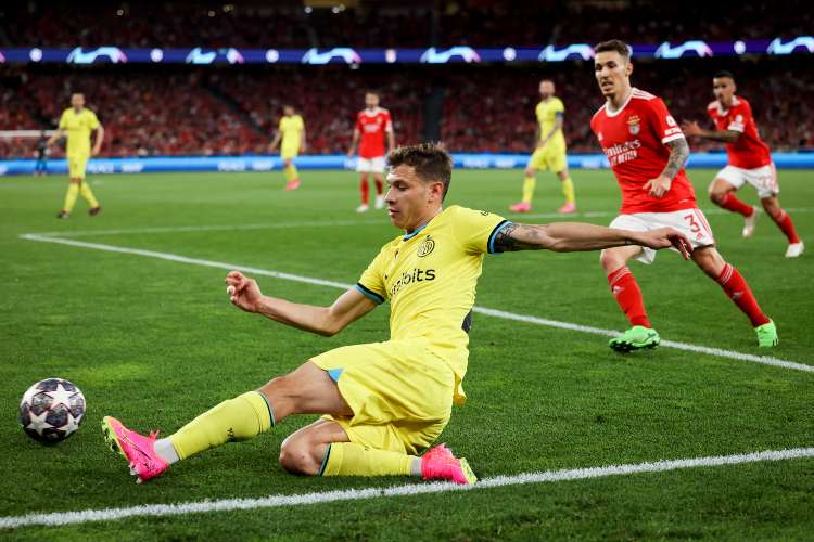 Niccolò Barella Inter Benfica Champions