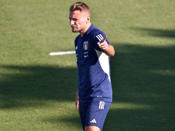 Ciro Immobile con la maglia dell'Italia (Ansa) Scommesse.online