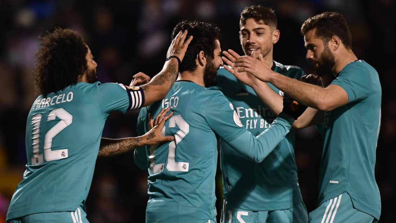 Esultanza Real Madrid-Valencia