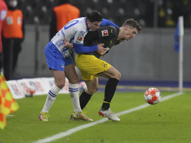Contrasto Borussia - foto LaPresse