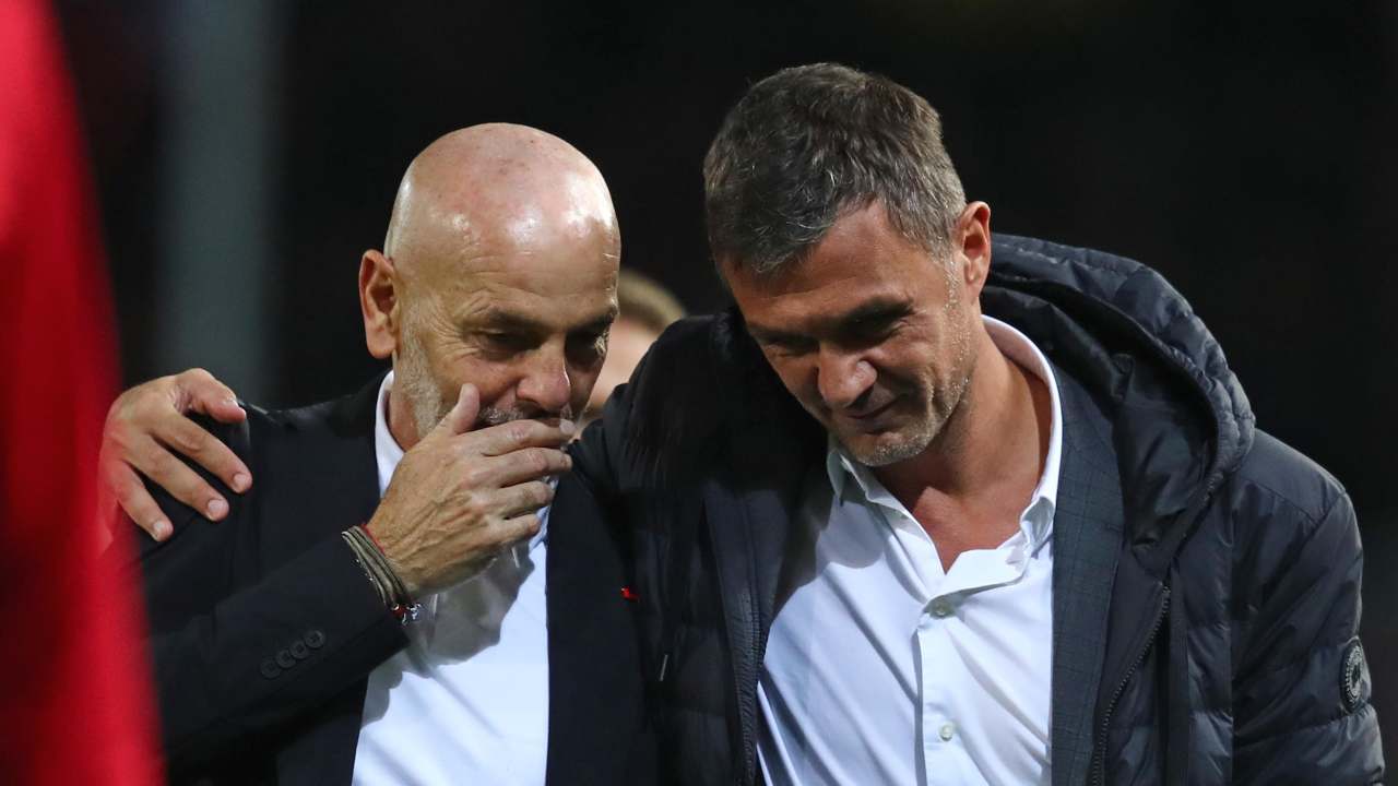 Pioli e Maldini del Milan