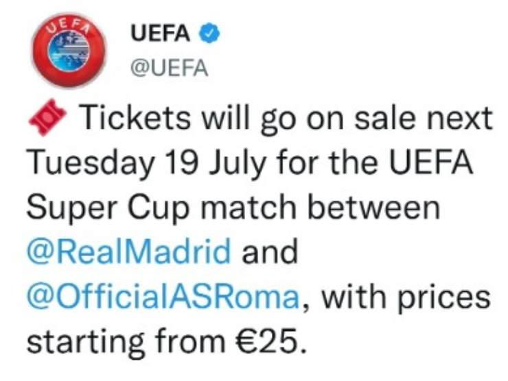 Gaffe UEFA