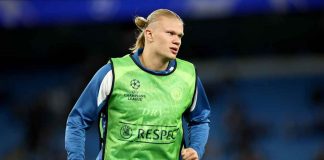 Haaland sorprende i tifosi