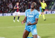 Victor Osimhen dopo il rigore sbagliato (Ansa) Scommesse.Online