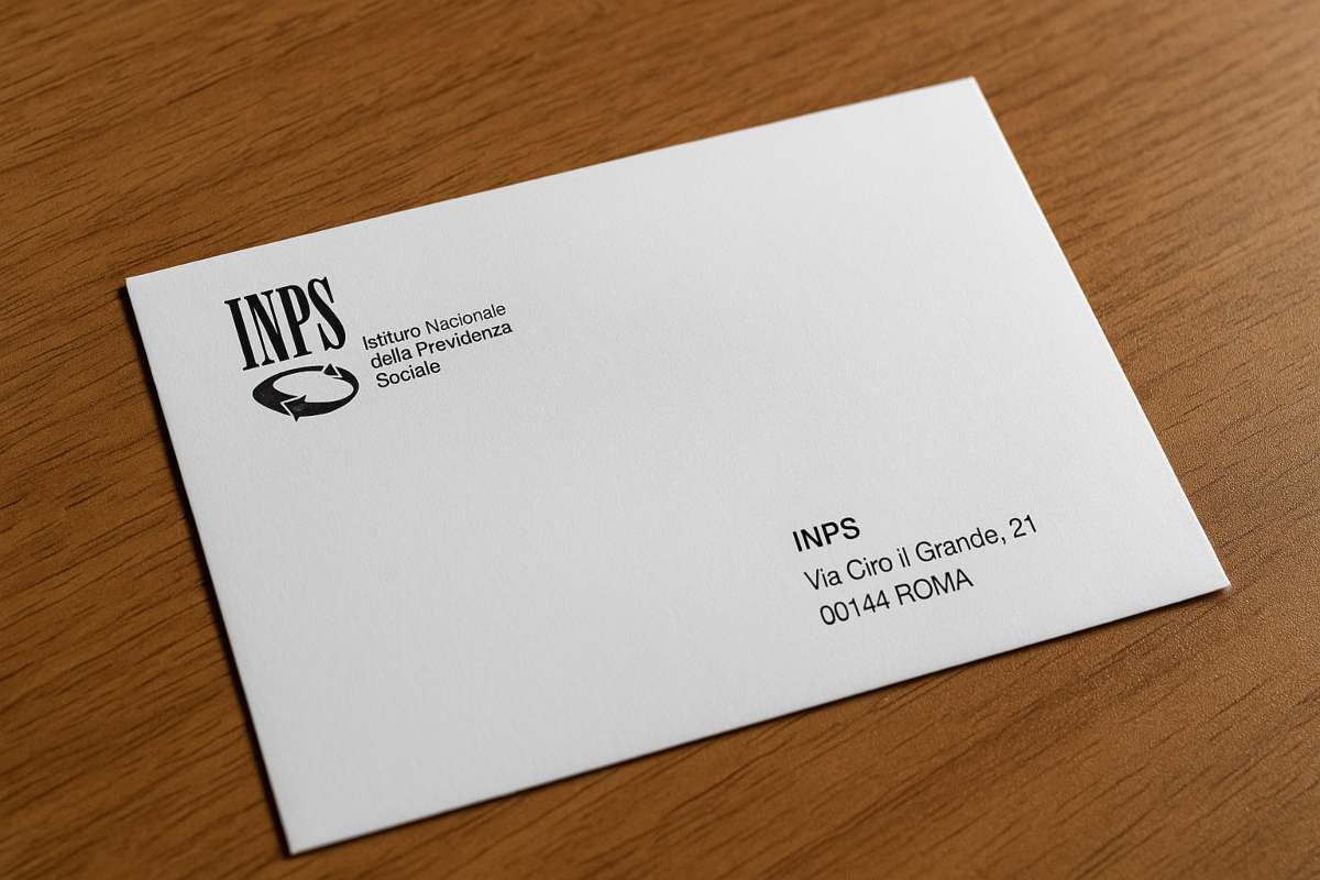 lettere inps su tavolo