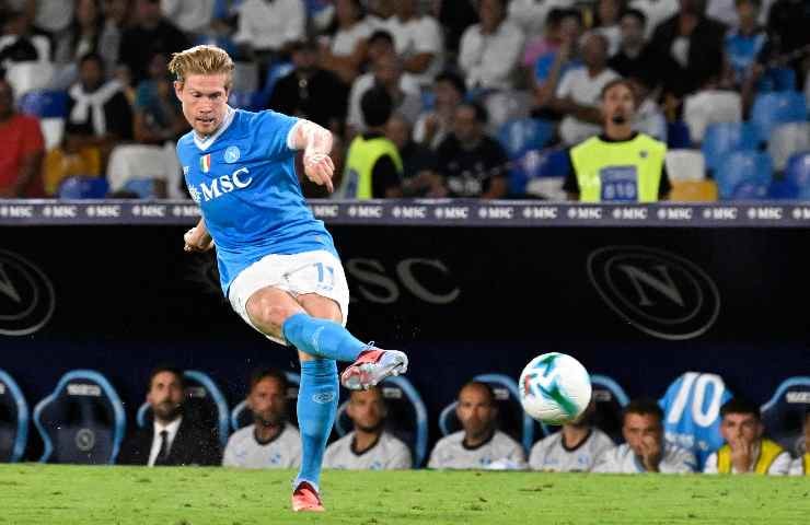 De Bruyne in azione