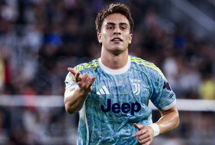 yildiz in campo con la juventus