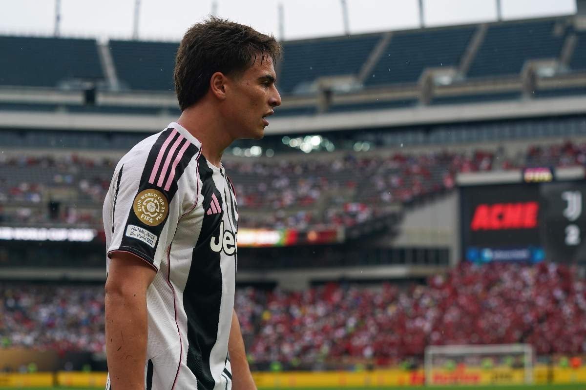 yildiz in campo con la juventus