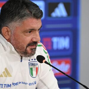 gattuso ct italia in conferenza stampa