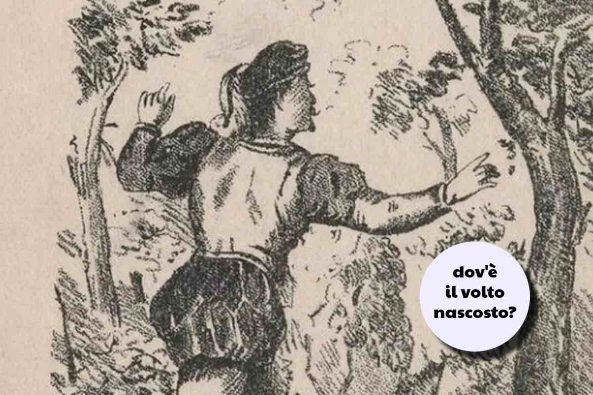 Quiz: un cavaliere con le braccia aperte in un'incisione antica